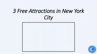 3 Free Attractions in New York City