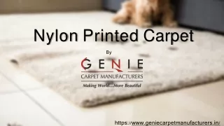 Nylon Printed Carpet Manufacturer In India
