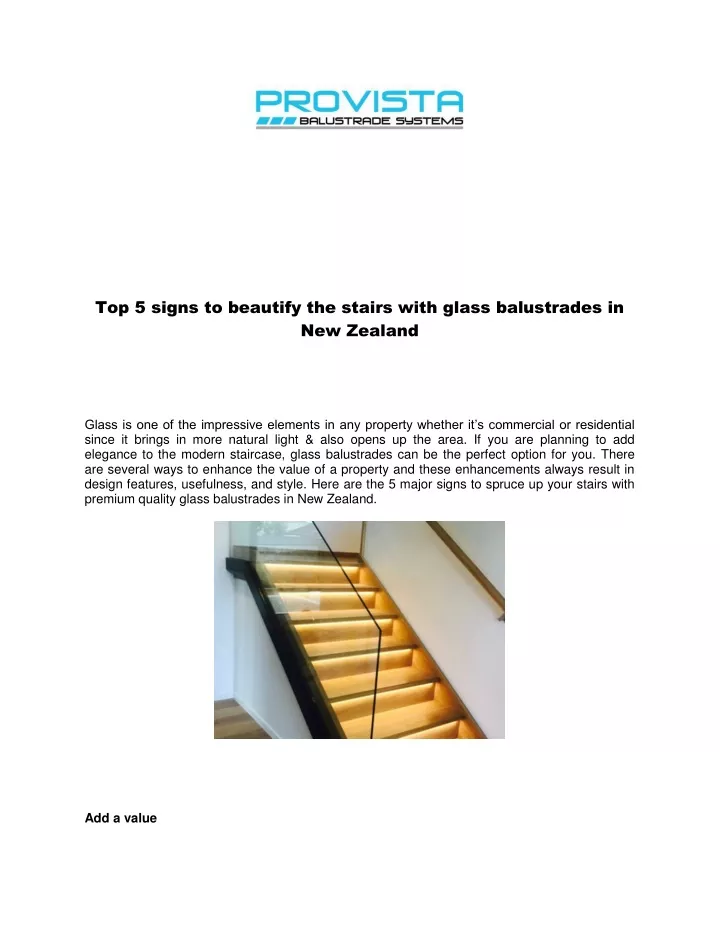 top 5 signs to beautify the stairs with glass