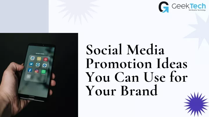 social media promotion ideas you can use for your