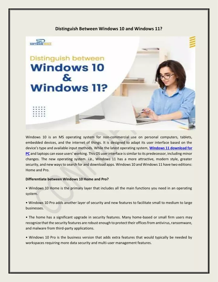 distinguish between windows 10 and windows 11