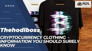 Crypto Fashion Helps the Traders Keep Up With Style Quotient