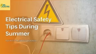 Electrical Safety Tips During Summer