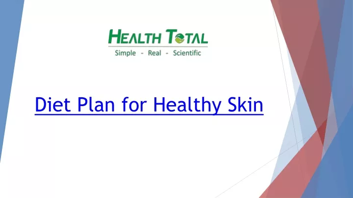 diet plan for healthy skin