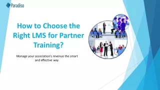 how to choose the right lms for partner training