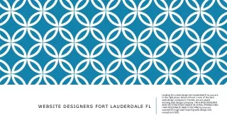 website designers fort lauderdale fl