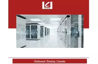 Dedicated Server Hosting Canada