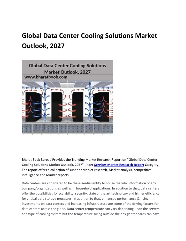 global data center cooling solutions market