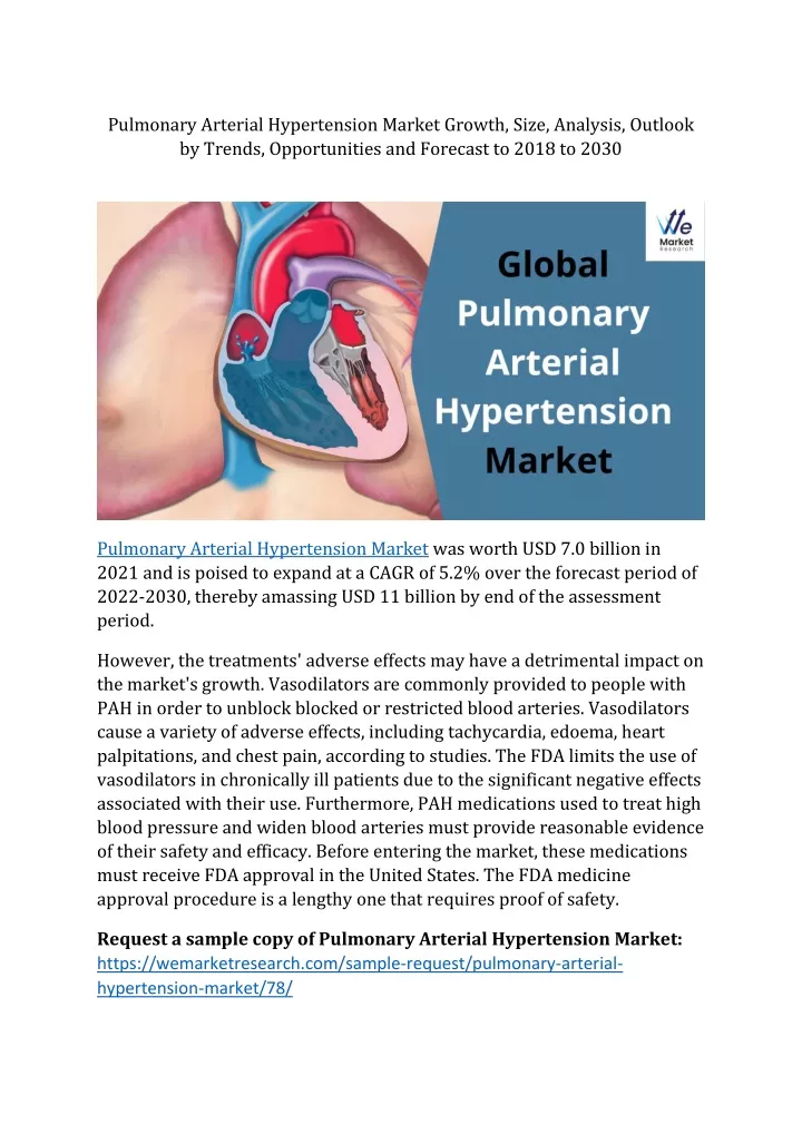 pulmonary arterial hypertension market growth