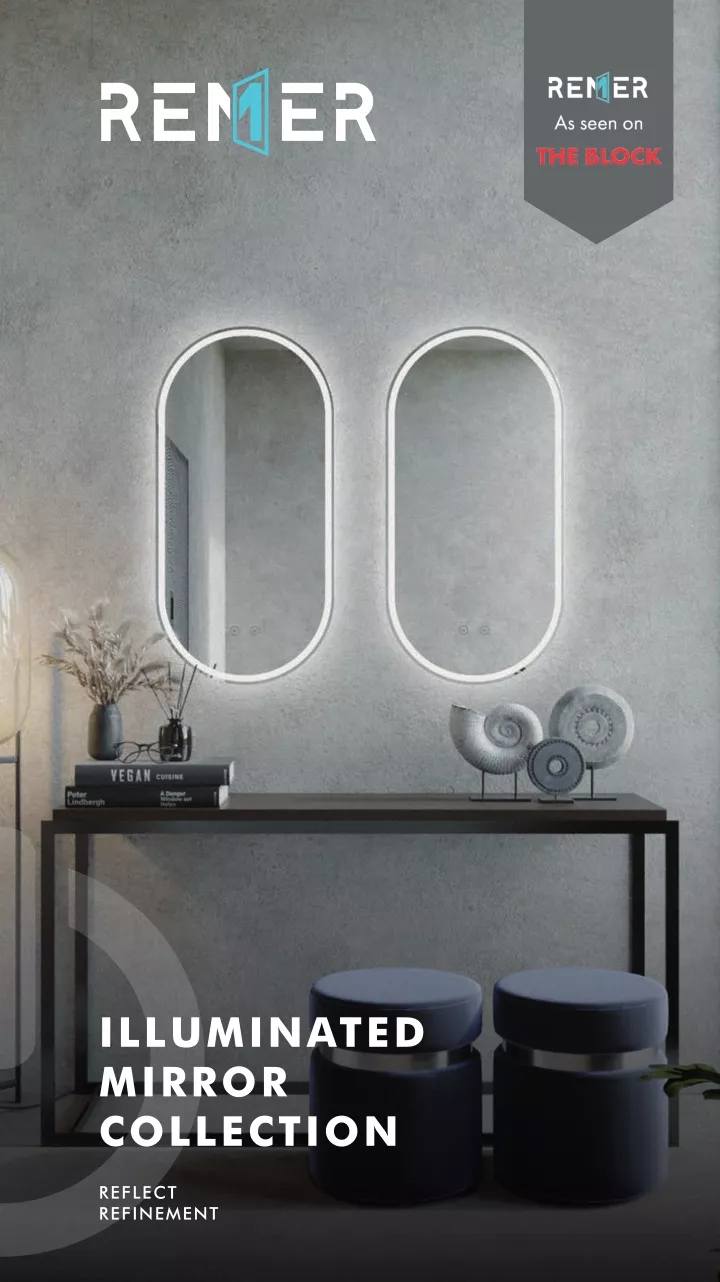 illuminated mirror collection