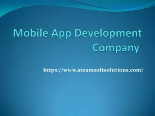 Best Mobile  App Development Company