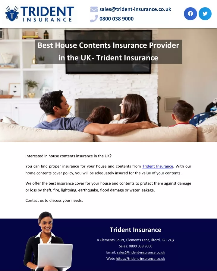 sales@trident insurance co uk