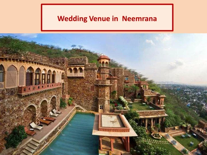 wedding venue in neemrana