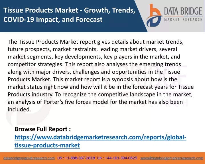 tissue products market growth trends covid