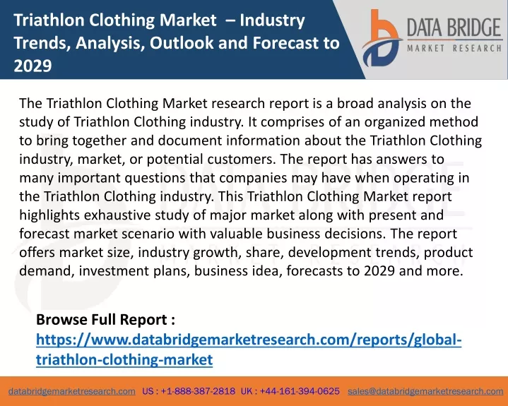 triathlon clothing market industry trends