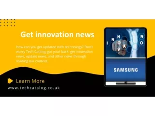 Get innovation news - techcatalog.co.uk