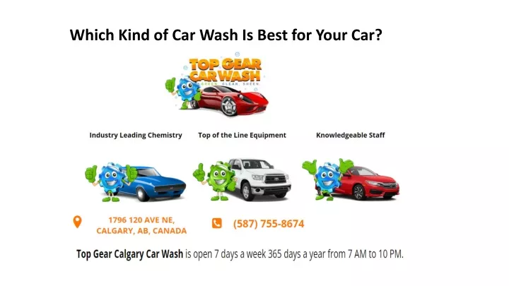 which kind of car wash is best for your car