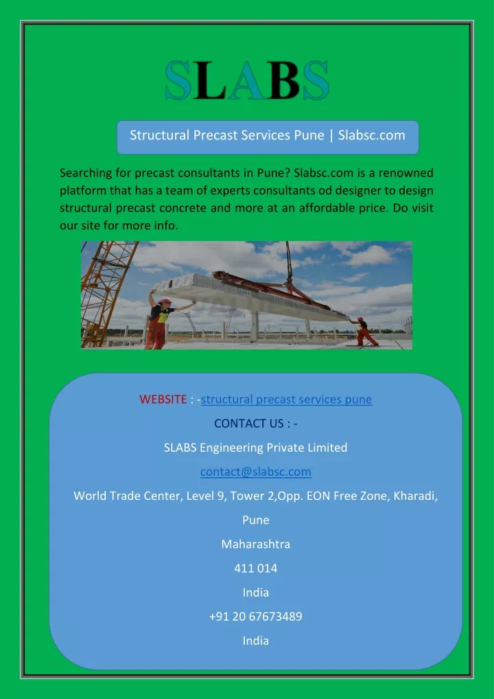 structural precast services pune slabsc com