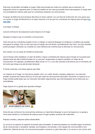 Consejos indispensables antes de hacer una reforma completa en su casa