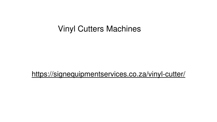 vinyl cutters machines