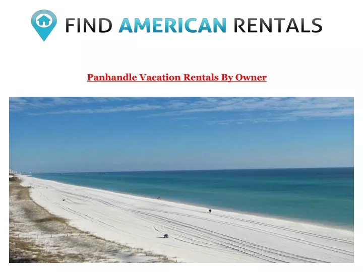 panhandle vacation rentals by owner