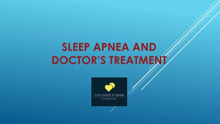 sleep apnea and doctor s treatment