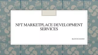 nft marketplace development services