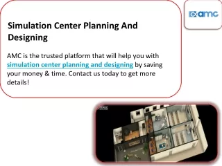 Simulation Center Planning And Designing