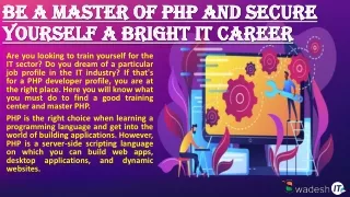 Learn PHP from beginner to advanced