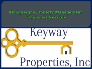 Albuquerque Property Management Companies Near Me
