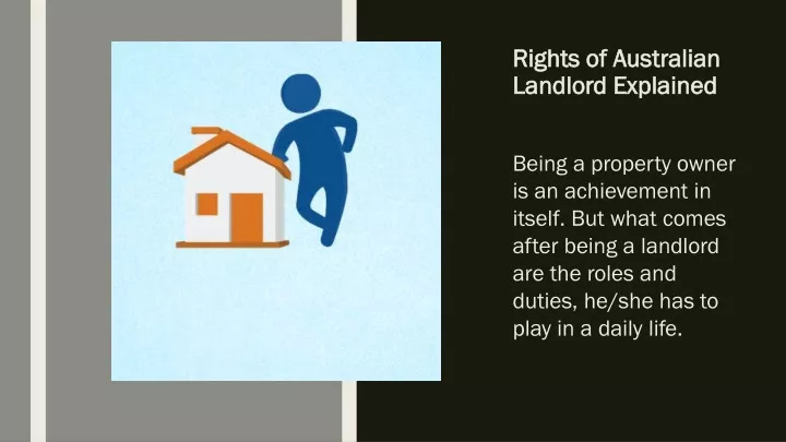 rights of australian landlord explained