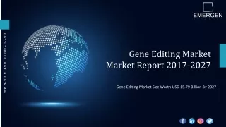 gene editing market