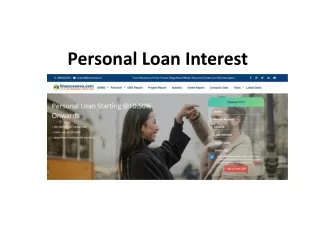personal loan interest