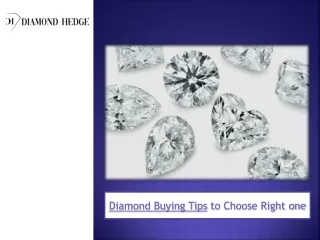 Diamond Buying Tips