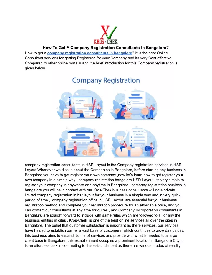 how to get a company registration consultants