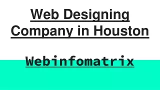 Web Designing Company in Houston
