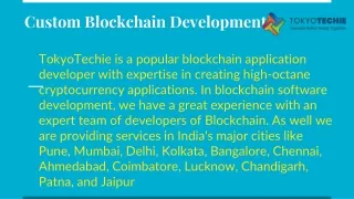 custom blockchain development