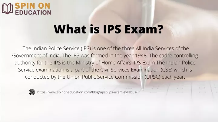 what is ips exam