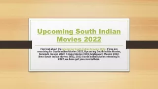 Upcoming South Indian Movies 2022