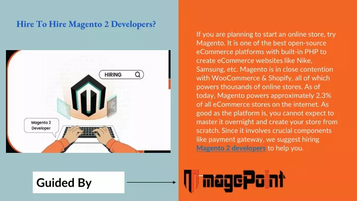 hire to hire magento 2 developers