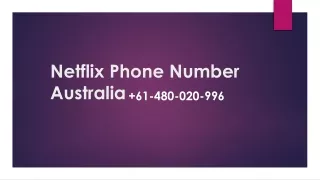 Netflix Phone Number Australia