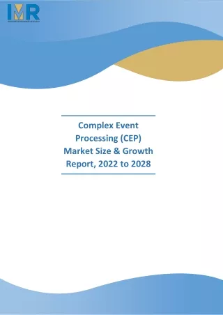 Complex Event Processing (CEP) Market