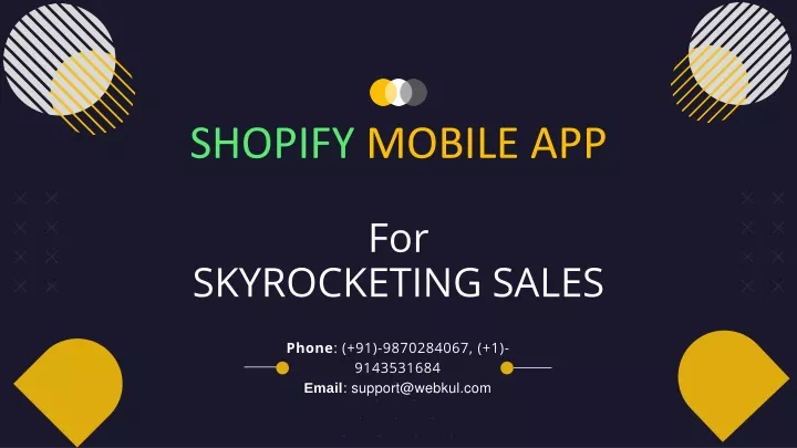 shopify mobile app