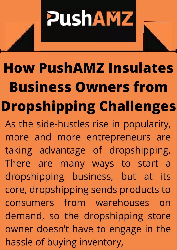 how pushamz insulates business owners from