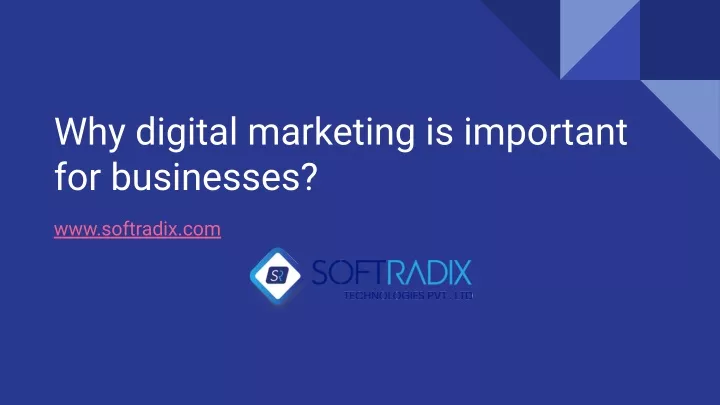 why digital marketing is important for businesses