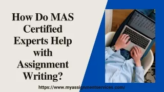 how do mas certified experts help with assignment