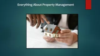 Everything About Property Management