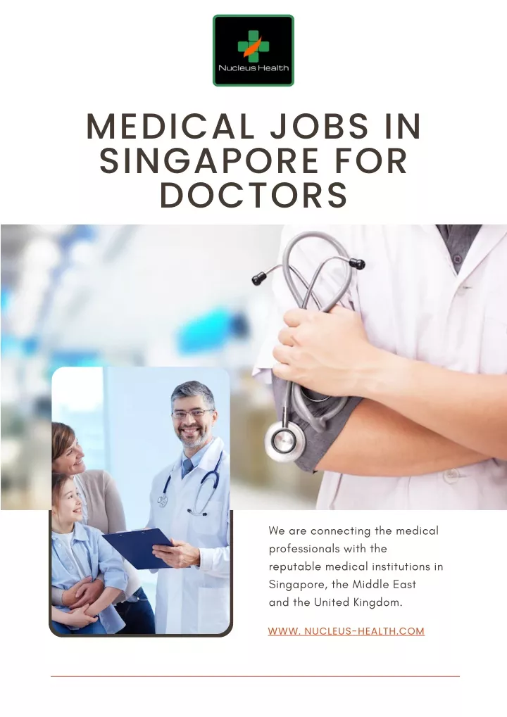 medical jobs in singapore for doctors