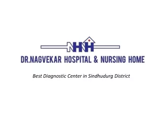 Diagnostic Center in Sindhudurg District