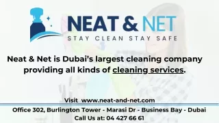 Experience Quality Cleaning Services in Dubai